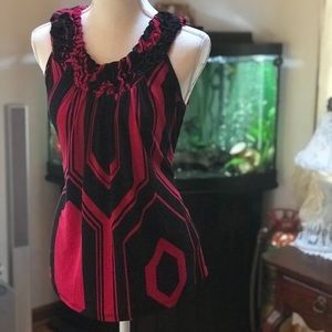 Pink and black professional tank